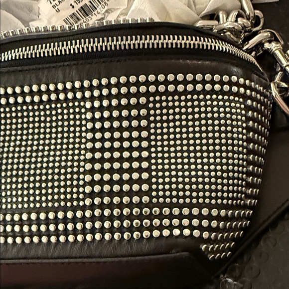 Alexander McQueen Punk Leather Bum/Belt Bag Black Iconic Studded NWT - Picture 5 of 16